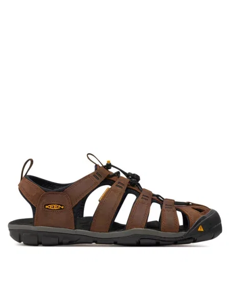 Keen Sandały Clearwater Cnx Leather brązowy