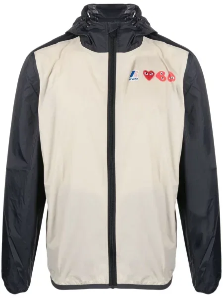 Geacă Comme Des Garcons Play cu glugă