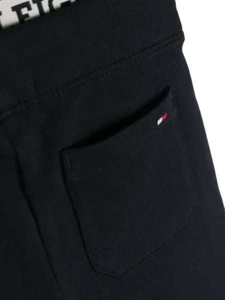 Dětské kalhoty Tommy Hilfiger modré