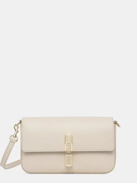 Furla geantă crossbody pentru femei din piele bej