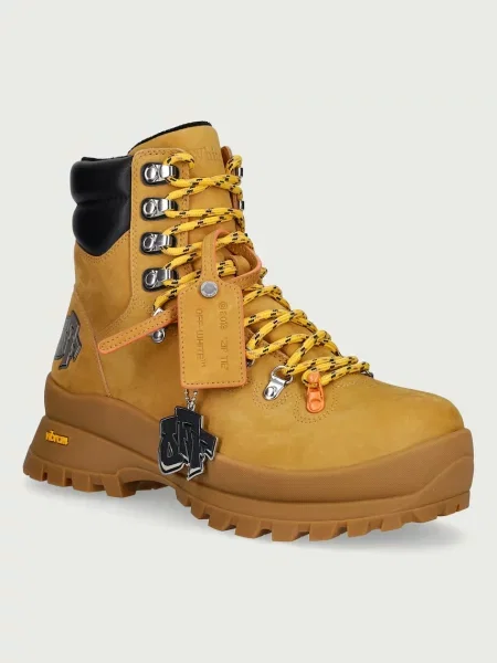 Off-White Hiking Boot похідні черевики нубукові білі
