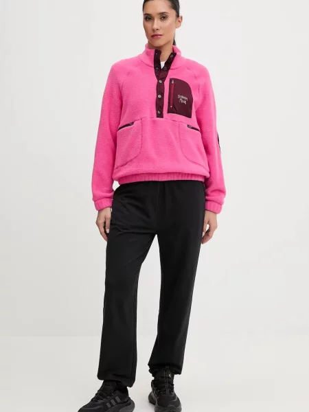 Флісова кофта Banana Moon Hillside однотонна NUZZLE.HILLSIDE рожевий