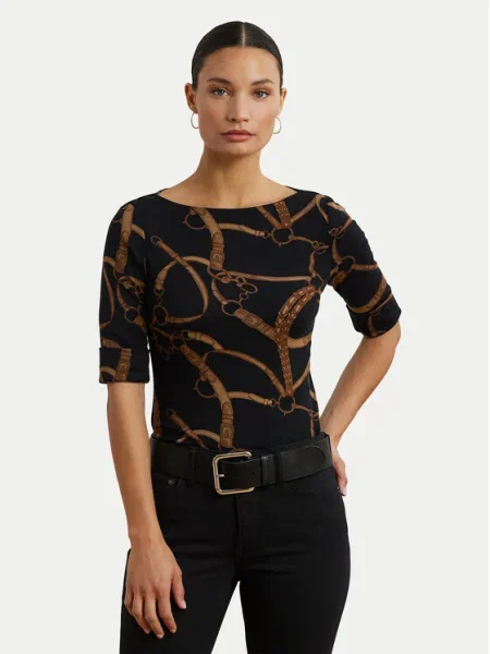 LAUREN RALPH LAUREN Блуза черен