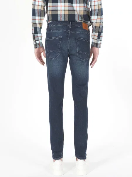 Джинси Colin’s світло-синій комбінований верх сині