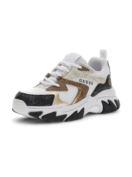 Sneakerși Guess alb