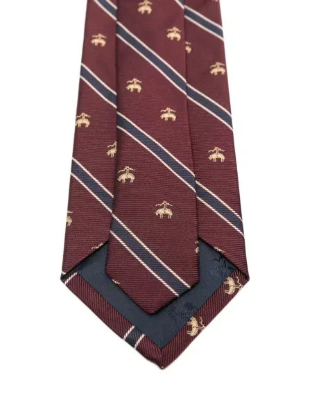 Cravată Brooks Brothers cu autograf roșu