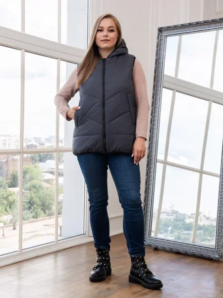 Жилет з утеплювачем UVENTUM сірий