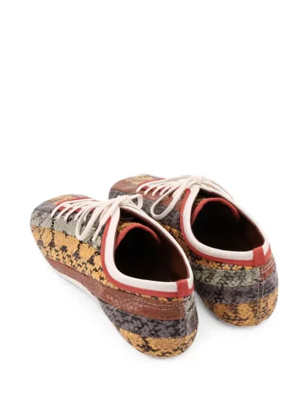 Sneakerși Dries Van Noten din piele galben