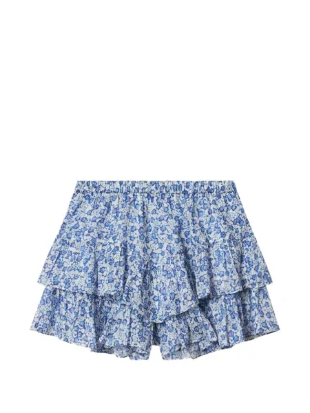 Pantaloni scurți Marant Etoile cu model floral cu imagine mini albastru