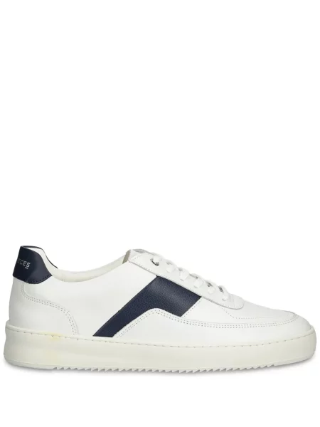 Sneakerși Filling Pieces din piele alb