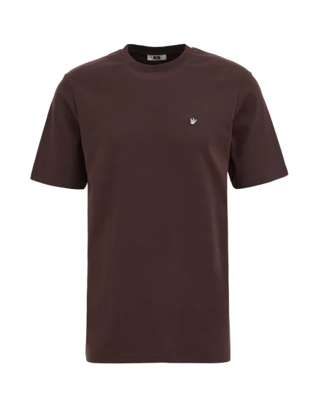 WE Fashion Tricou închis maro