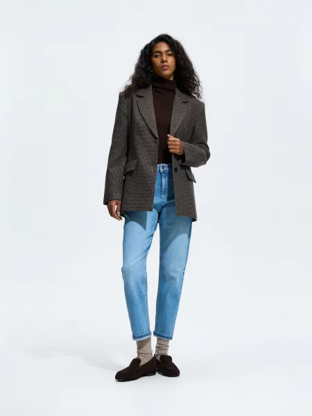 Reserved Джинси relaxed slim синій