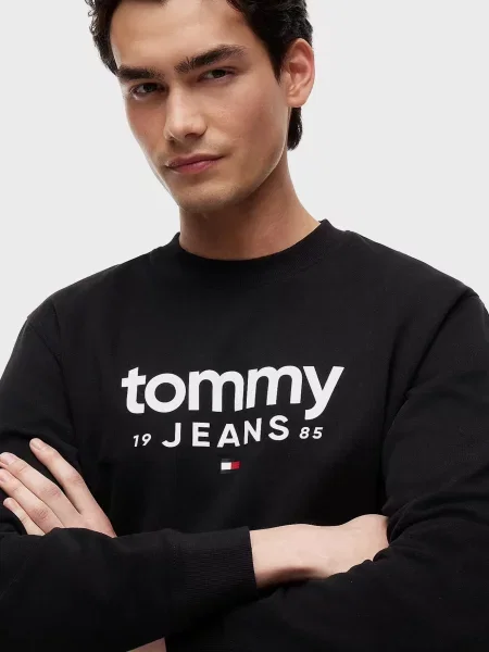 Світшот Tommy Jeans чорний
