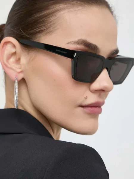 Saint Laurent ochelari de soare femei negru