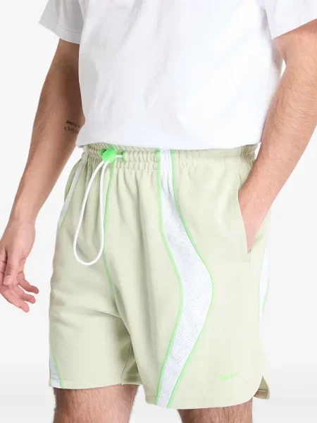 Top sport Nike din fleece plisat fără mâneci alb