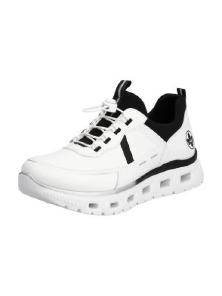 Sneakerși Rieker alb