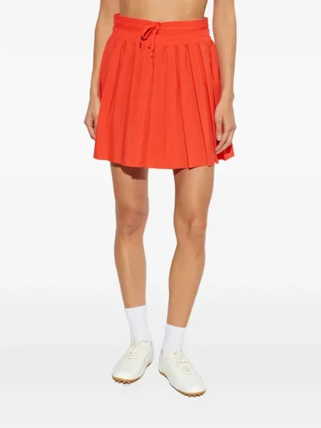 Fustă Nike cu broderie roșu