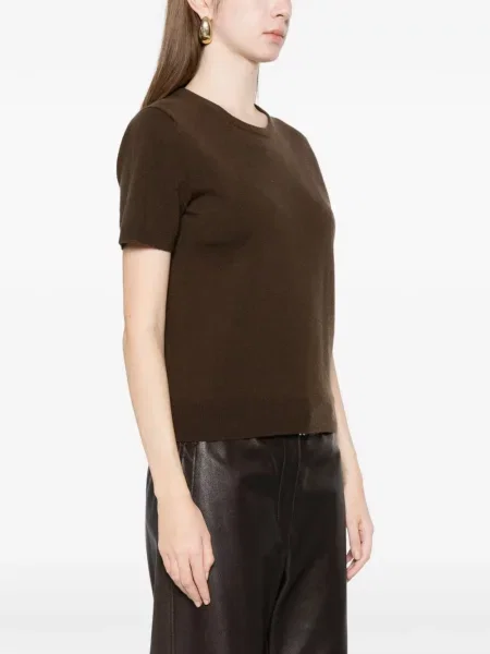 Tricou Vince cu decolteu rotund maro