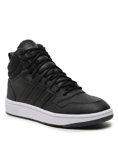 Παπούτσια adidas Hoops Black μαύρο