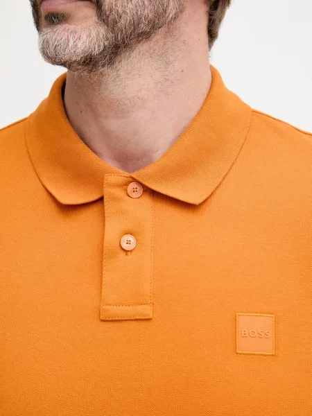 Поло Boss Orange оранжевое