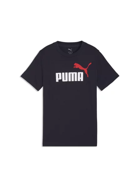 PUMA Młodzieżowa koszulka Essentials Colour z logo Akcesoria niebieski
