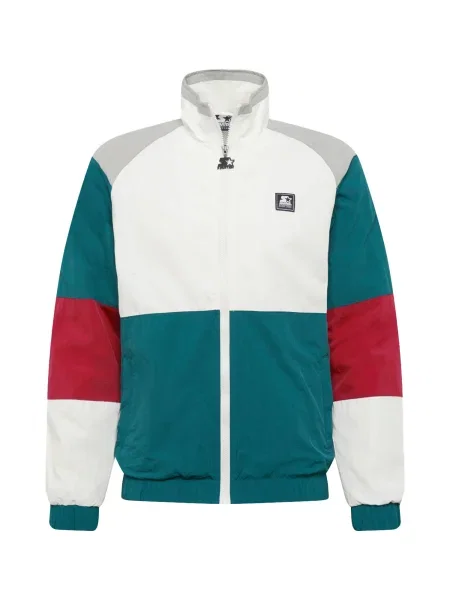 Starter Black Label Demisezoninė striukė benzino / karmino raudona balta