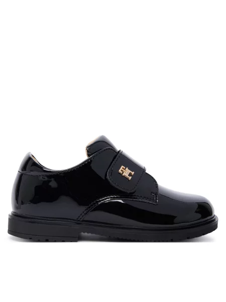 Polobotky Tommy Hilfiger Low Cut Velcro černá