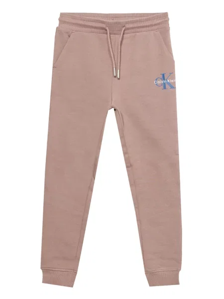 Calvin Klein Jeans Pantaloni maro cămilă / albastru alb
