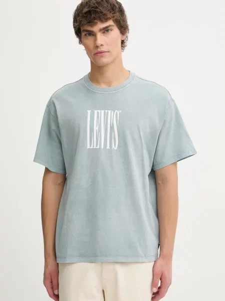 LEVI'S ® Tricou gri deschis / alb albastru