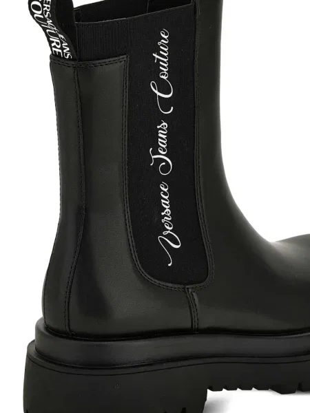 Botine Versace Jeans Couture cu platformă negru