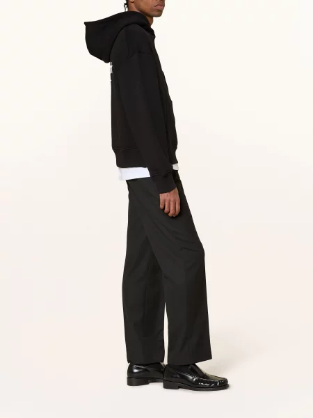 About:Blank Bluza Z Kapturem schwarz biała