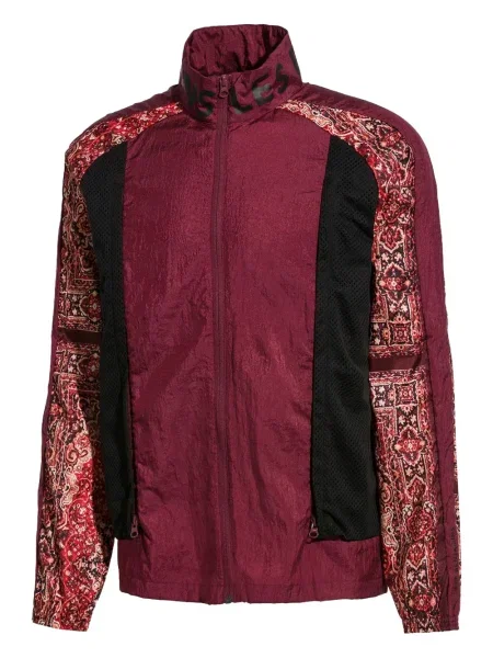 Geacă Puma cu imprimeu geometric roșu