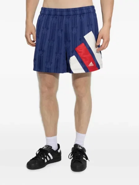Scurt pantaloni scurți Adidas cu aplicații gri