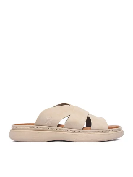 Rieker Šlepetės Šviesiai smėlinė