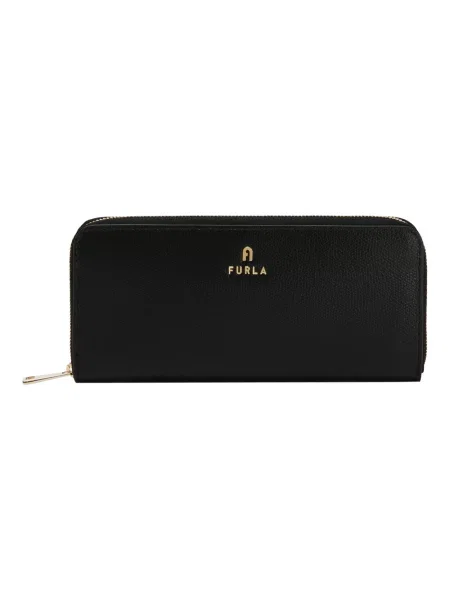Portfel Furla skórzany czarny
