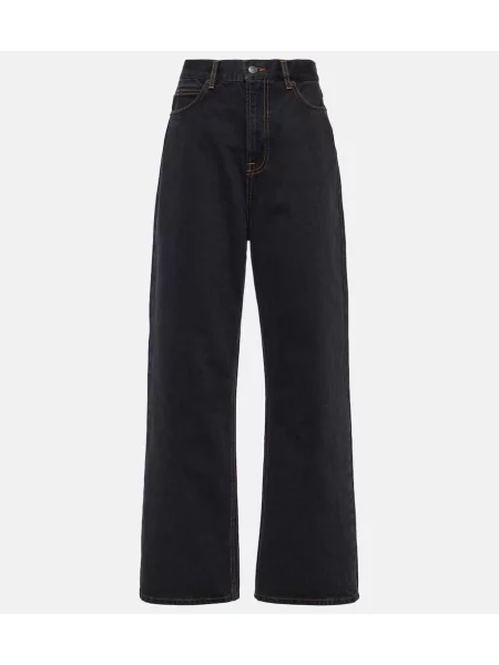 Blugi drepți Wardrobe.nyc cu talie înaltă albastru