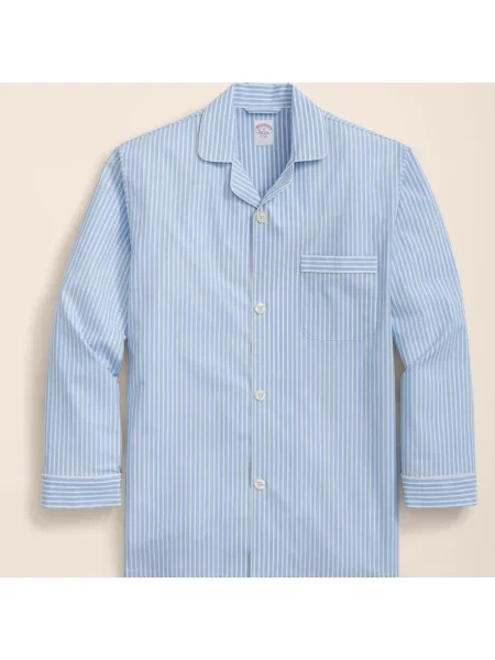Pasek Brooks Brothers w paski z paskiem niebieski