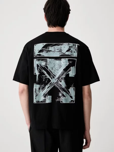 Off-White Rubbed Paint Arrows tricou din pentru bărbați alb