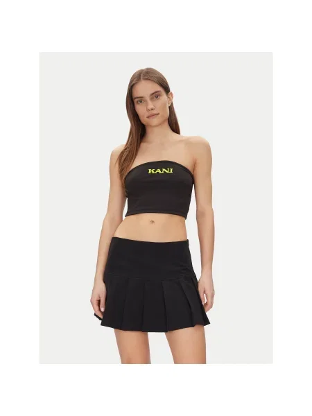 Karl Kani Top Retro Bandeau Slim Fit črna