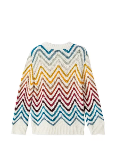 Sweter dziecięcy Missoni biały
