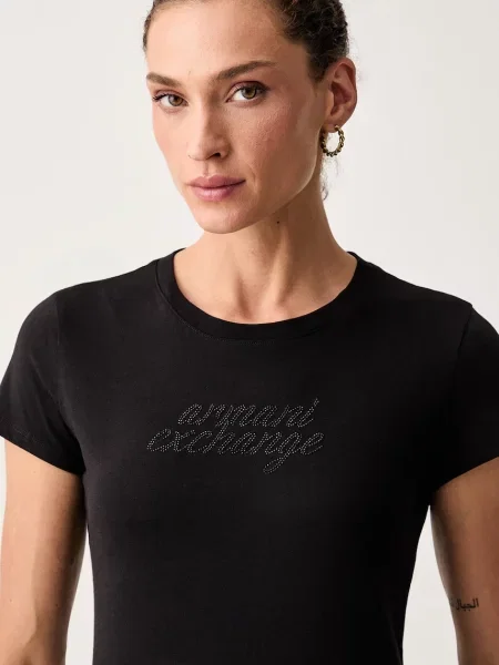Armani Exchange női póló fekete