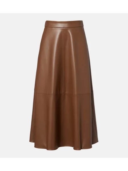 Fustă midi 's Max Mara până la genunchi maro