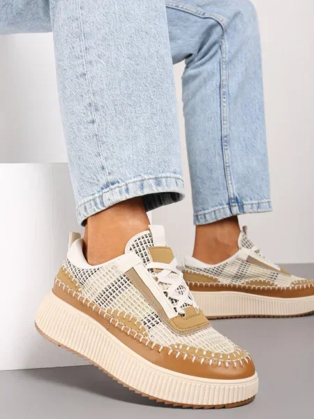 Sneakerși Inny bej