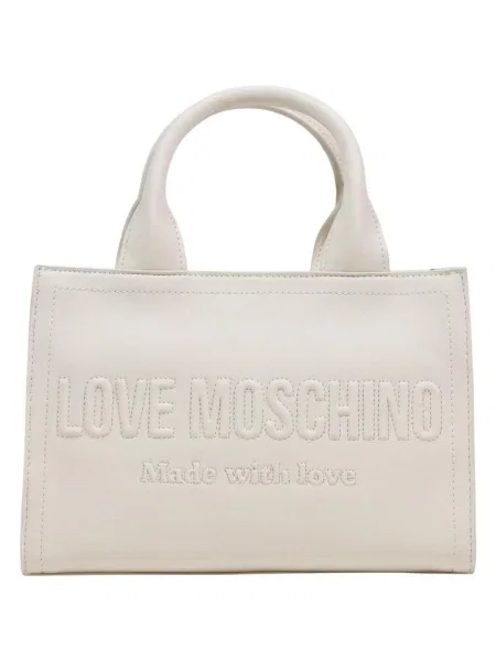 Kabelka LOVE MOSCHINO Écru béžová