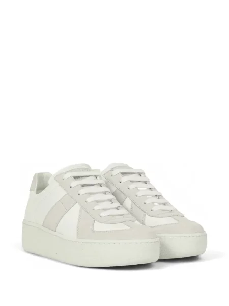 Sneakerși Maison Margiela cu platformă alb