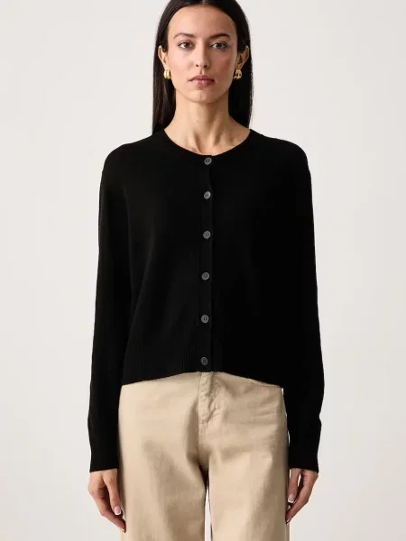 United Colors of Benetton cardigan pentru femei cu lână negru