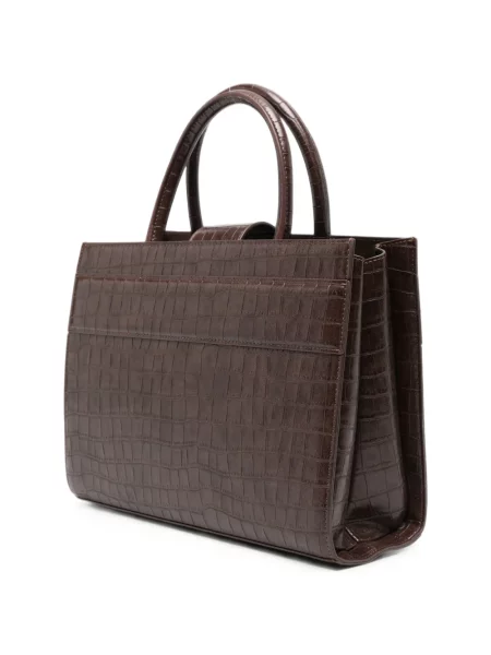 Geantă shopper Twenty Fourhaitch din piele maro