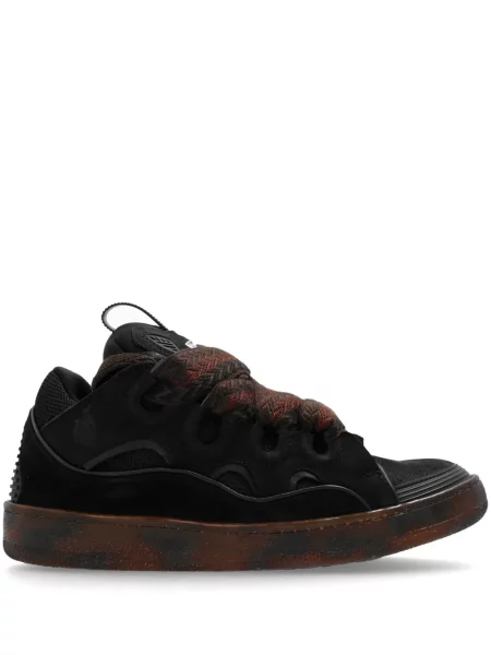 Sneakerși Lanvin cu autograf negru