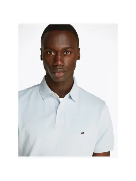 Tommy Hilfiger Polo Błękitny niebieska