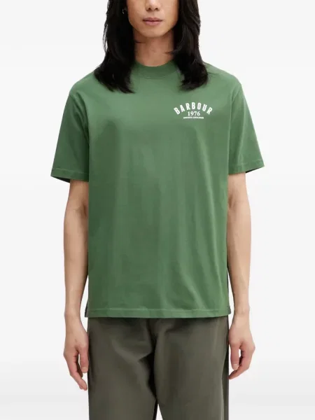 Tricou Barbour cu imagine verde